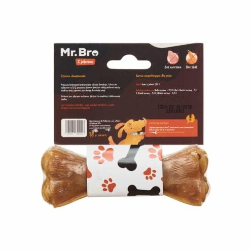 Mr. Bro Kość do Żucia Hipoalergiczna z Jeleniem 12 cm