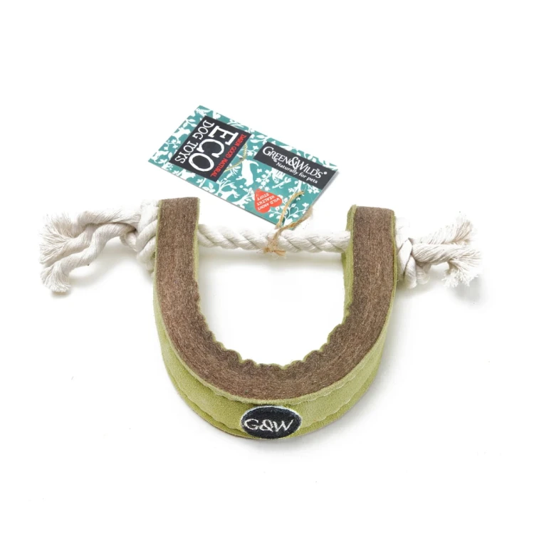GREEN &amp; WILD'S Push Me Pull Me (Szarpak) zabawka ekologiczna dla psa