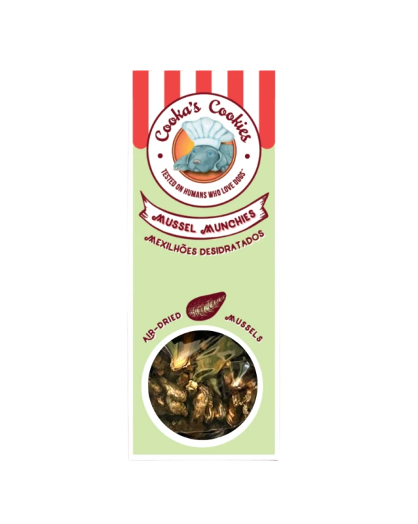 Cooka’s Cookies MUSSEL MUNCHIES Małże 70g Przysmaki dla psa