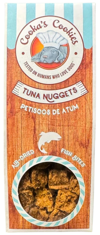 Cooka’s Cookies TUNA NUGGETS Nuggetsy z tuńczyka 70g Przysmaki dla psa