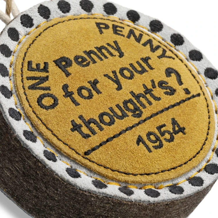GREEN &amp; WILD'S Penny for your Thoughts (Moneta) zabawka ekologiczna dla psa