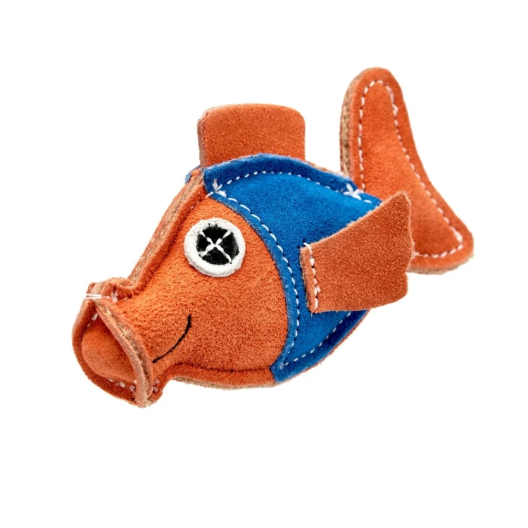GREEN &amp; WILD'S Goldie the Goldfish (Złota Rybka) zabawka ekologiczna dla psa