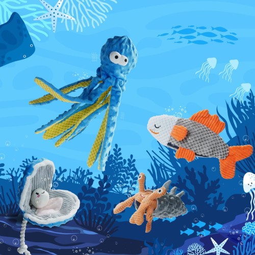 Nocciola Zestaw zabawek dla psa PODWODNA PRZYGODA