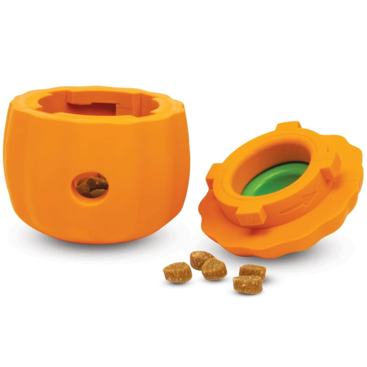 Brightkins Zabawka na przysmaki Pumpkin Treat Dispenser DYNIA