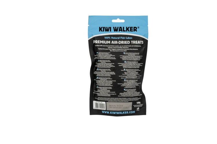 Kiwi Walker 100% DORSZ KOSTKA Przysmaki suszone powietrzem dla psa i kota 100g