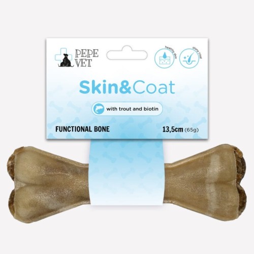 Paka Zwierzaka Kość funkcjonalna PEPE VET Skin&amp;Coat 13,5cm