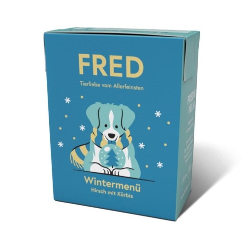 FRED Zimowe Menu 2025 Jeleń z dynią karma mokra dla psa 390g