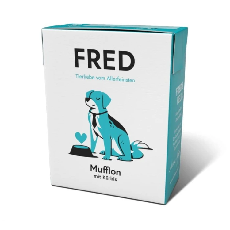 FRED Muflon z dynią karma mokra dla psa 390g