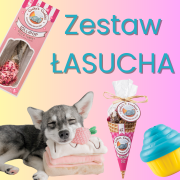 Zestaw ŁASUCHA - gotowy prezent dla psa