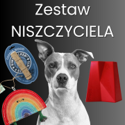 Zestaw NISZCZYCIELA - gotowy prezent dla psa
