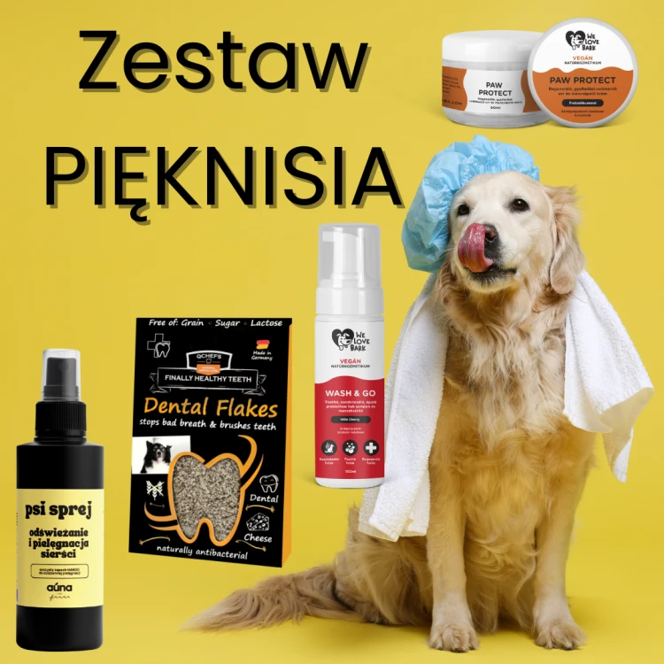 Zestaw PIĘKNISIA - gotowy prezent dla psa