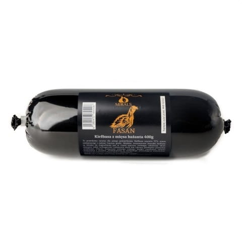 MIRALS Fasan - kiełbasa z mięsa bażanta (400g) przysmak dla psa