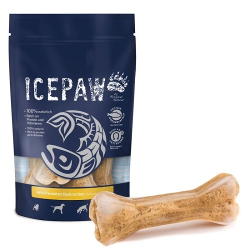 ICEPAW gryzaki dla psa przeciw pasożytom (4 szt., ok.250g)