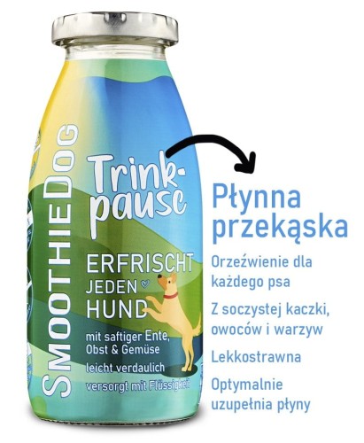 SmoothieDog KACZKA 250ml Przysmak płynny dla psa