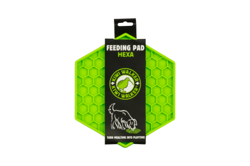 Kiwi Walker Hexa Feeding Pad Maxi – mata do lizania dla psa i kota zielona