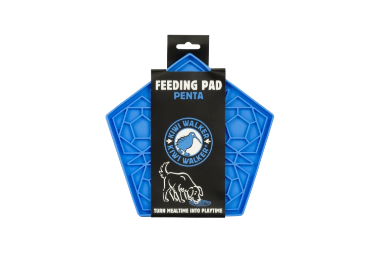 Kiwi Walker Penta Feeding Pad Maxi – mata do lizania dla psa i kota niebieska