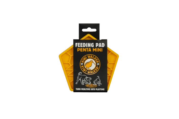 Kiwi Walker Penta Feeding Pad Mini – mata do lizania dla psa i kota pomarańczowa