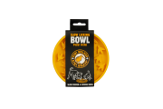Kiwi Walker Slow Licking Bowl Paw Mini – miska spowalniająca jedzenie i lizanie dla psa i kota pomarańczowa