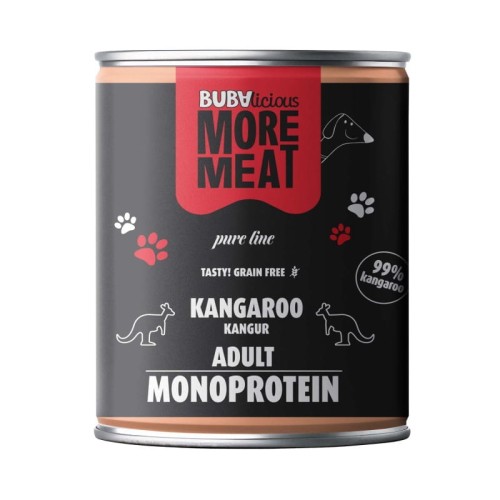 BUBAlicious MORE MEAT karma mokra mono Pure kangur 800g