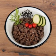 WILDES LAND DOG Karma mokra dla psa Classic Lamm - jagnięcina z cukinią, dziką różą i ziołami (150g)