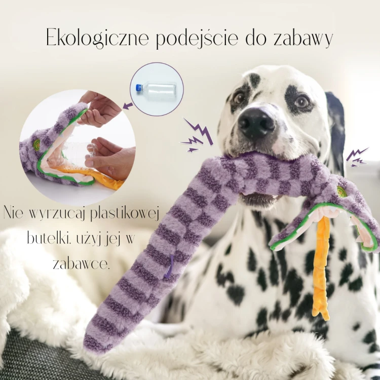 Nocciola Interaktywna zabawka dla psa WĄŻ