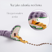 Nocciola Interaktywna zabawka dla psa WĄŻ