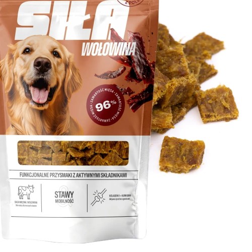 UNISZKI Przysmaki funkcjonalne dla psa Siła na stawy – Wołowina 90g
