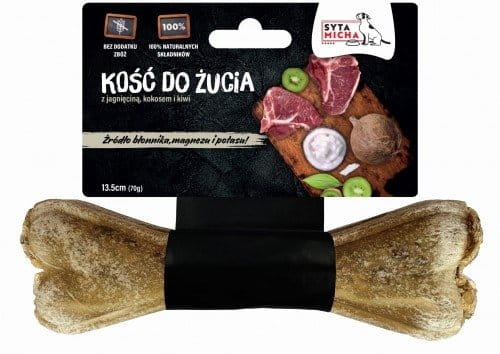 Syta Micha Kość do żucia dla psa z kiwi i kokosem