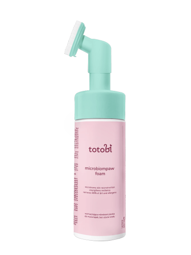 TOTOBI Microbiompaw foam - wzmacniająca mikrobiom pianka do mycia łapek 200 ml
