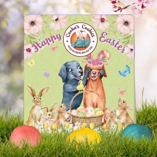 Cooka's Cookies EASTER EGG HUNT – wielkanocny kalendarz dla psa 35g