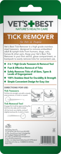 Vet’s Best Tick Remover – pęseta do usuwania kleszczy dla ludzi i zwierząt