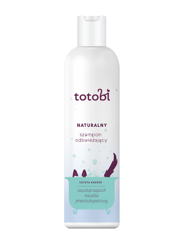 TOTOBI Naturalny szampon odświeżający do skóry i sierści wszystkich psów i kotów