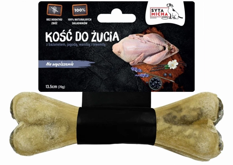 Syta Micha Kość do żucia dla psa na wyciszenie