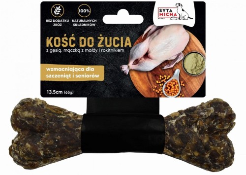 Syta Micha Kość do żucia wzmacniająca dla szczeniąt i seniorów