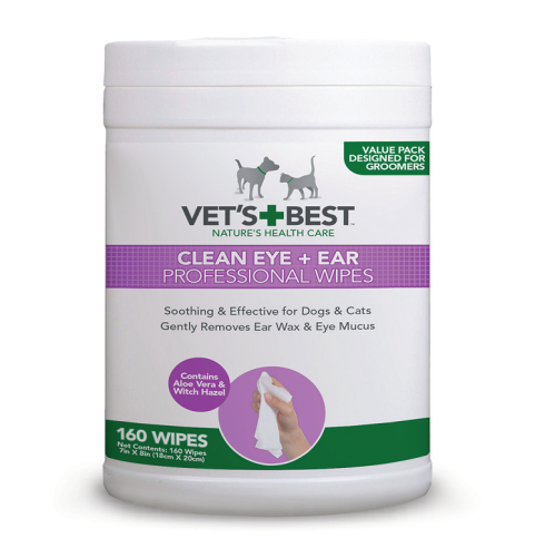 Vet's Best Chusteczki dla psa do oczu i uszu 160 szt.
