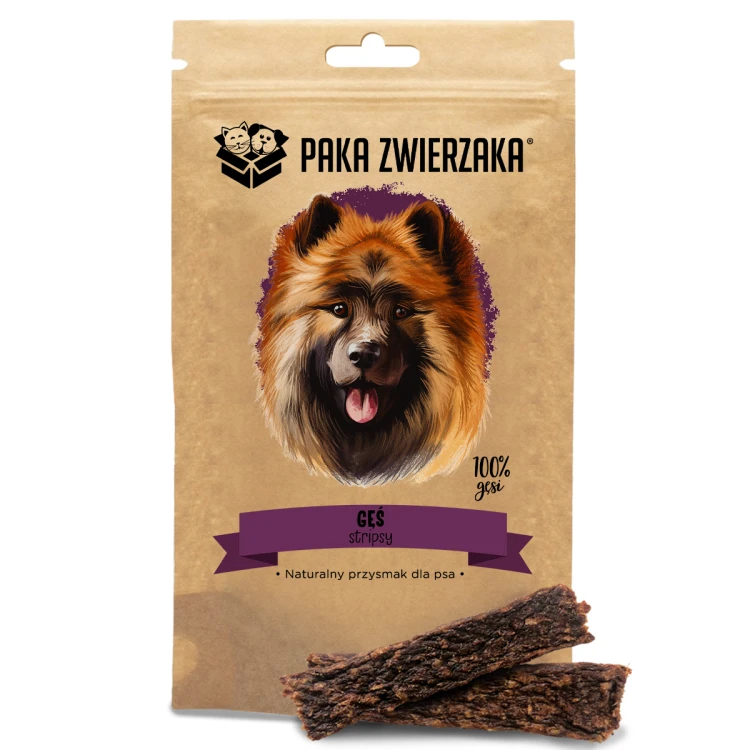 Paka Zwierzaka GĘŚ STRIPSY 70g