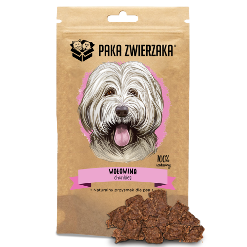 Paka Zwierzaka WOŁOWINA CHUNKIES 70g