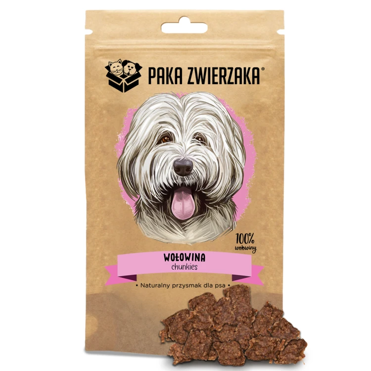 Paka Zwierzaka WOŁOWINA CHUNKIES 70g
